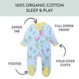 Organic Cotton Fun Foods Pajamas For Babies & Toddlers, Cutie Loops