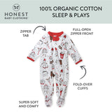Organic Cotton Holiday Sleep & Play, Ooie Gooie Holiday