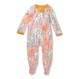 Organic Cotton Girls Pajamas For Babies & Toddlers, Elephant