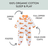 Organic Cotton Fun Foods Pajamas For Babies & Toddlers, Pumpkin Picking