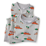 Organic Cotton Celebration Pajamas, Racing Rabbits