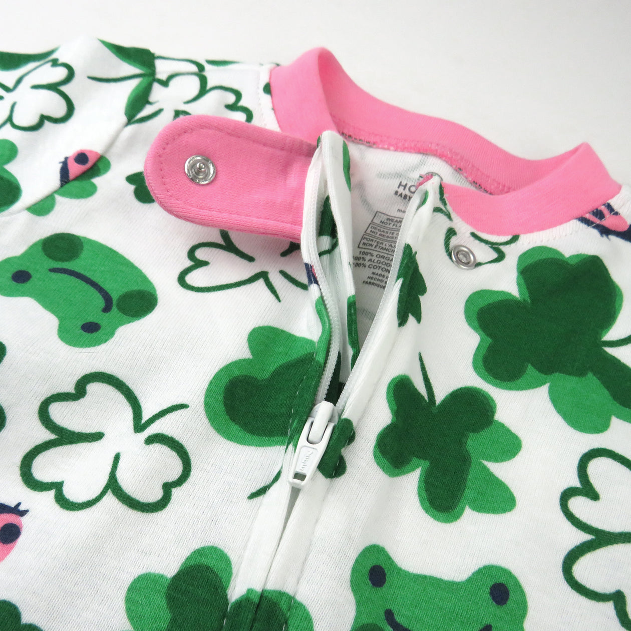 St Patrick's Day Organic 2-Piece Pajama Set, Cutest Clover