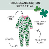 Organic Cotton Celebration Pajamas, Lucky Lady Bug