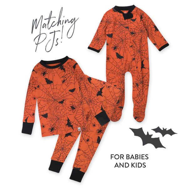 Organic Cotton Halloween Pajamas, Batty Featured