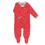 Organic Cotton Holiday Sleep & Plays, Twinkle Star Red