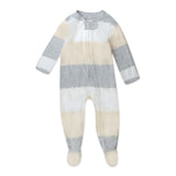 Organic Cotton Boys Pajamas For Babies & Toddlers, Jumbo Stripe Natural