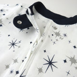 Organic Cotton Boys Pajamas For Babies & Toddlers, Jumbo Twinkle Star Navy