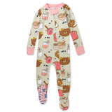 Organic Cotton Fun Foods Pajamas For Babies & Toddlers, Beary Breakfast