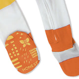 Organic Cotton Celebration Pajamas, Bold Stripe Candy Corn