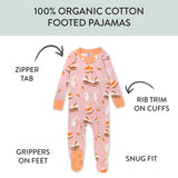 Go to slide 9, Organic Cotton Celebration Pajamas,  Bunnylicious