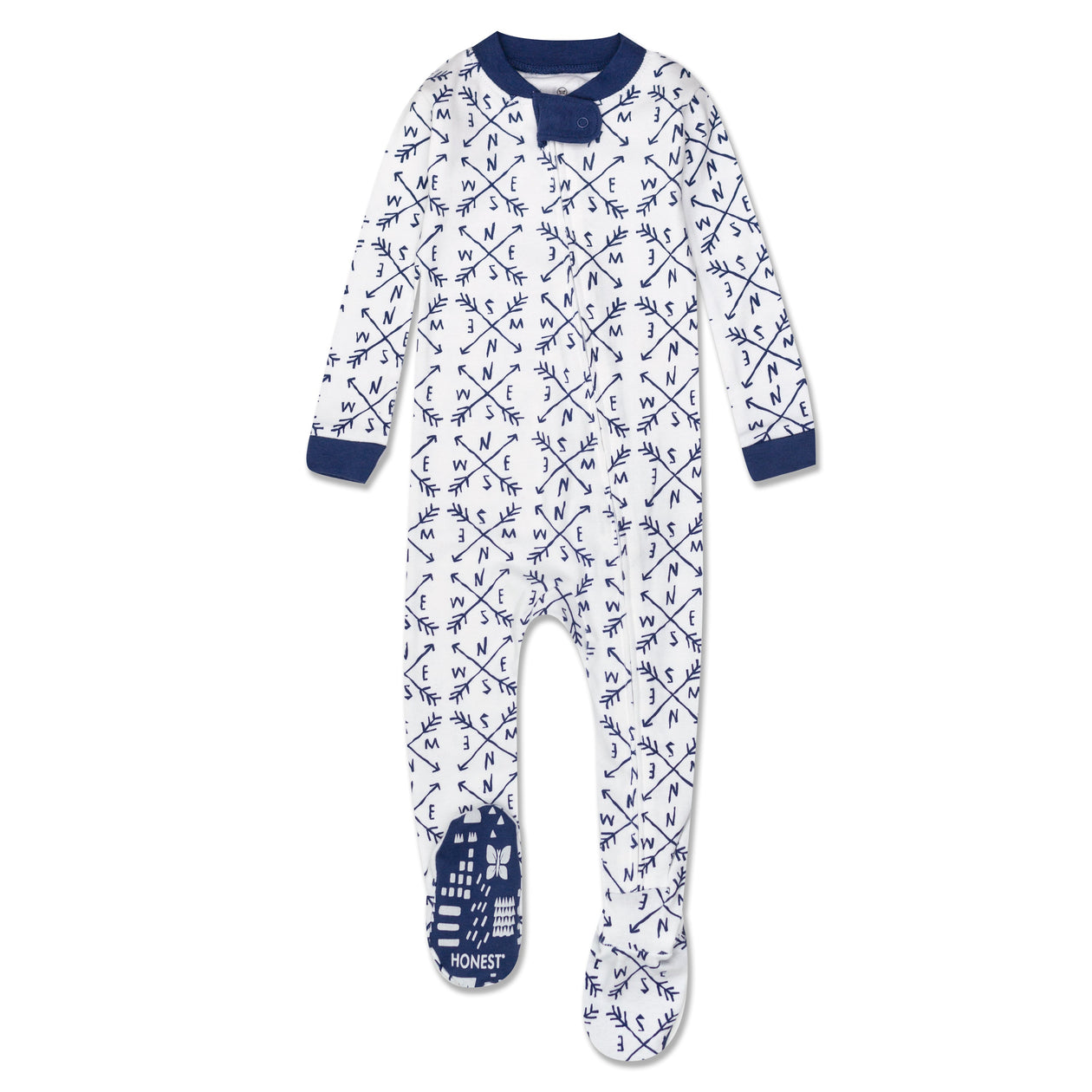 Honest Organic Footed Pajamas Baby Organic Cotton Snug-Fit Footed