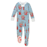 Organic Cotton Fun Foods Pajamas For Babies & Toddlers, Cinema Snacks