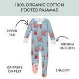 Organic Cotton Fun Foods Pajamas For Babies & Toddlers, Cinema Snacks