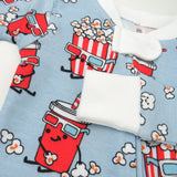 Organic Cotton Fun Foods Pajamas For Babies & Toddlers, Cinema Snacks