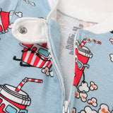 Organic Cotton Fun Foods Pajamas For Babies & Toddlers, Cinema Snacks