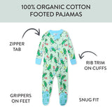 Organic Cotton Fun Foods Pajamas For Babies & Toddlers, Dill Licious Pickle Ball