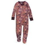 Organic Cotton Snug-Fit Footed Pajamas, Dreamy Jaguar