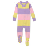 Organic Cotton Celebration Pajamas, Easter Stripe Pink