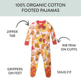 Organic Cotton Fun Foods Pajamas For Babies & Toddlers, Fall Harvest