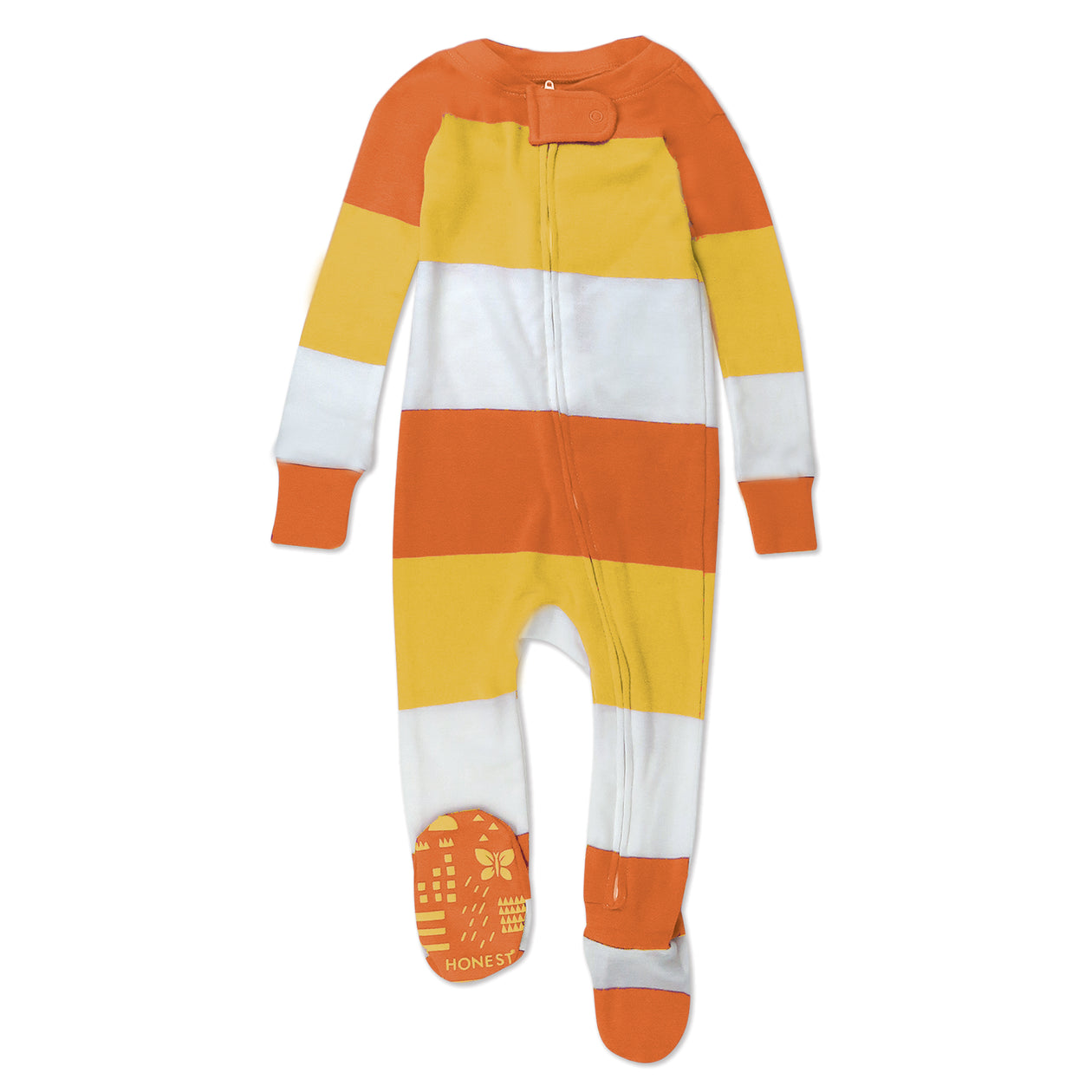 Candy corn baby online pajamas