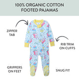 Organic Cotton Fun Foods Pajamas For Babies & Toddlers, Cutie Loops