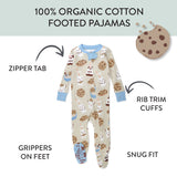 Organic Cotton Celebration Pajamas, Milk N Cookies