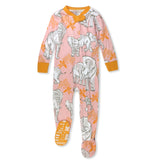 Organic Cotton Girls Pajamas For Babies & Toddlers, Elephant