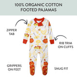 Organic Cotton Fun Foods Pajamas For Babies & Toddlers, Pasta La Vista