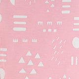 Organic Cotton Snug-Fit Footed Pajama, Pattern Play Pink