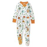 Organic Cotton Halloween Pajamas, Pumpkin Posin