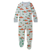 Organic Cotton Celebration Pajamas, Racing Rabbits