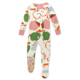 Organic Cotton Fun Foods Pajamas For Babies & Toddlers, Slice O Apple