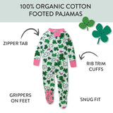 Organic Cotton Celebration Pajamas, Lucky Lady Bug