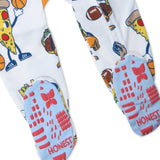 Organic Cotton Fun Foods Pajamas For Babies & Toddlers, Victory Slumber