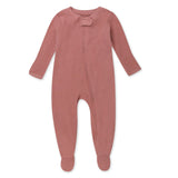 Organic Cotton Waffle Sleep & Play, Ash Rose