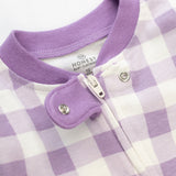 2-Pack Organic Cotton Sleep & Plays, Painted Buffalo Purple