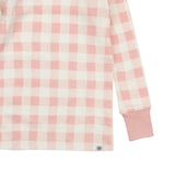 2-Piece Organic Cotton Pajama, Peach Skin Painted Buffalo Check