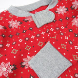 2-Pack Organic Cotton Holiday Snug-Fit Footed Pajamas, Night Pine