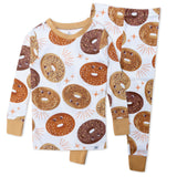 Organic Cotton Fun Foods Pajamas For Babies & Toddlers, Bagel Schmagel