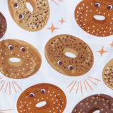 Organic Cotton Fun Foods Pajamas For Babies & Toddlers, Bagel Schmagel
