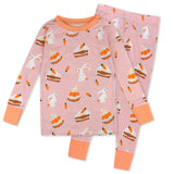 Go to slide 1, Organic Cotton Celebration Pajamas,  Bunnylicious