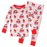 Organic Cotton Celebration Pajamas, Cherry Crush