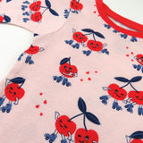 Organic Cotton Celebration Pajamas, Cherry Crush