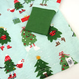 2-Piece Organic Cotton Holiday Pajama, Holiday Skate