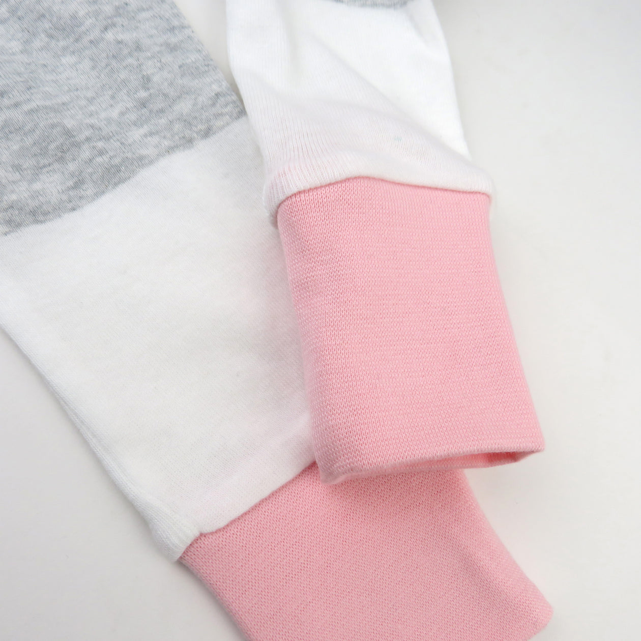 Organic Cotton Girls Pajamas For Babies & Toddlers, Jumbo Stripe Petal Pink