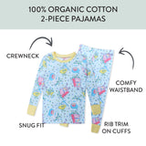 Organic Cotton Fun Foods Pajamas For Babies & Toddlers, Cutie Loops