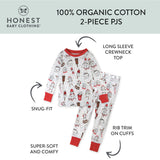 Organic Cotton Holiday Pajamas, Ooie Gooie Christmas