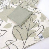 2-Piece Organic Cotton Pajamas, Paw Leaves