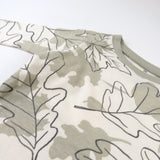 2-Piece Organic Cotton Pajamas, Paw Leaves