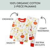 Organic Cotton Fun Foods Pajamas For Babies & Toddlers, Pasta La Vista